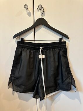 Nike x Fear of God Shorts Black Light Cream Men's Size M